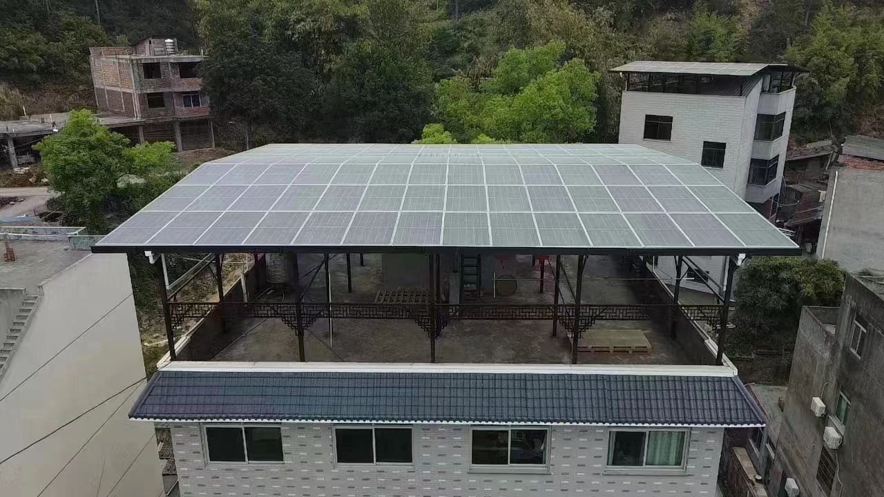 玉田15kw+10kwh自建别墅家庭光伏储能系统